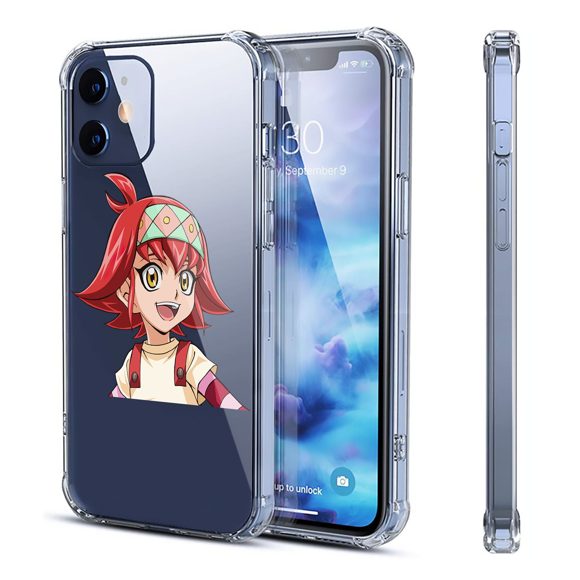 （画像用） 遊☆戯☆王 Yu-Gi-Oh! 【iPhone 12シリーズ対応】透明スマホケース（クリアソフトケース）
